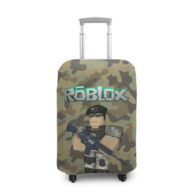 Чехол для чемодана 3D с принтом Roblox 23 February Camouflage в Петрозаводске, 86% полиэфир, 14% спандекс | двустороннее нанесение принта, прорези для ручек и колес | 23 февраля | game | game roblox | logo roblox | online game | r | roblox | день защитника | день защитника отечества | игра | игра роблокс | лого | лого роблокс | логотип | надпись | онлайн игра | онлайн игра роблокс | роблокс