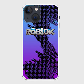 Чехол для iPhone 13 mini с принтом Roblox в Петрозаводске,  |  | game | game roblox | logo roblox | online game | r | roblox | игра | игра роблокс | лого | лого роблокс | логотип | надпись | онлайн игра | онлайн игра роблокс | роблокс