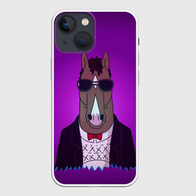 Чехол для iPhone 13 mini с принтом БоДжек Арт 1 в Петрозаводске,  |  | art | bojack horseman | cartoon | netflix | retro | retrowave | бо джек | кино | конь боджек | мультики | мультфильмы | нетфликс | ретро | ретровейв | сериалы