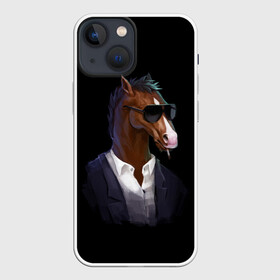 Чехол для iPhone 13 mini с принтом БоДжек Арт 2 в Петрозаводске,  |  | art | bojack horseman | cartoon | netflix | retro | retrowave | бо джек | кино | конь боджек | мультики | мультфильмы | нетфликс | ретро | ретровейв | сериалы