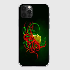 Чехол для iPhone 12 Pro Max с принтом Медуза Горгона в Петрозаводске, Силикон |  | art | green | monster | арт | боги | волосы | герой | горгона | девушка | злодей | змея | медуза | миф | мифическая | мифология | монстр | персонаж | прикольная | сказка | фантастика | фэнтези