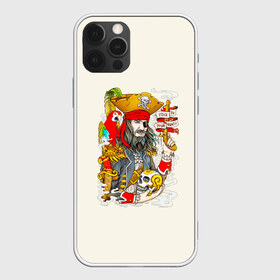 Чехол для iPhone 12 Pro Max с принтом Пират в Петрозаводске, Силикон |  | art | pirate | skull | арт | борода | дым | капитан | кости | костюм | листья | море | моряк | надпись | нож | оружие | пират | пистолет | попугай | прикольная | птица | череп