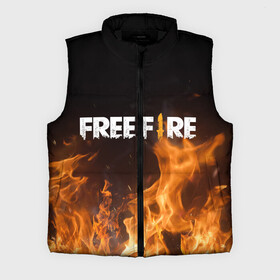Мужской жилет утепленный 3D с принтом FREE FIRE в Петрозаводске,  |  | free fire | freefire | игра free fire | игра фрифаер | фри файр | фрифаер