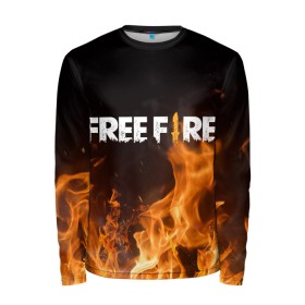 Мужской лонгслив 3D с принтом FREE FIRE в Петрозаводске, 100% полиэстер | длинные рукава, круглый вырез горловины, полуприлегающий силуэт | free fire | freefire | игра free fire | игра фрифаер | фри файр | фрифаер