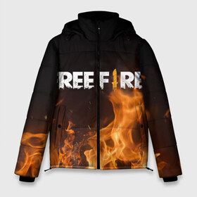 Мужская зимняя куртка 3D с принтом FREE FIRE в Петрозаводске, верх — 100% полиэстер; подкладка — 100% полиэстер; утеплитель — 100% полиэстер | длина ниже бедра, свободный силуэт Оверсайз. Есть воротник-стойка, отстегивающийся капюшон и ветрозащитная планка. 

Боковые карманы с листочкой на кнопках и внутренний карман на молнии. | Тематика изображения на принте: free fire | freefire | игра free fire | игра фрифаер | фри файр | фрифаер