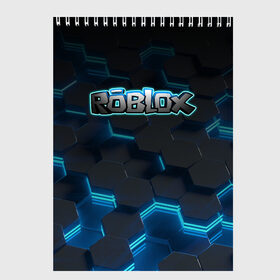 Скетчбук с принтом Roblox Neon Hex в Петрозаводске, 100% бумага
 | 48 листов, плотность листов — 100 г/м2, плотность картонной обложки — 250 г/м2. Листы скреплены сверху удобной пружинной спиралью | Тематика изображения на принте: game | game roblox | hex | logo roblox | neon | online game | r | roblox | игра | игра роблокс | лого | лого роблокс | логотип | надпись | онлайн игра | онлайн игра роблокс | роблокс