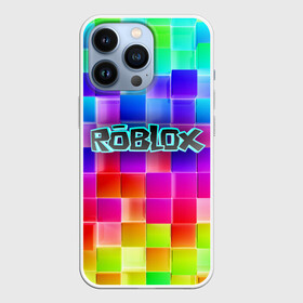 Чехол для iPhone 13 Pro с принтом Роблокс в Петрозаводске,  |  | roblox | бро | геометрия | игры | квадраты | кубизм | кубы | линии | нуб | про | радуга | роблокс | человечки