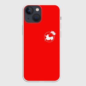 Чехол для iPhone 13 mini с принтом Корги в Петрозаводске,  |  | 3d | corg | dog | корги | кость | лапа | лого | логотип | надпись | собака | эмблема