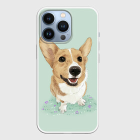 Чехол для iPhone 13 Pro с принтом КОРГИ в Петрозаводске,  |  | animals | corgi | dogs | pets | puppies | queen | животные | корги | королева | песики | питомцы | собаки | щенки