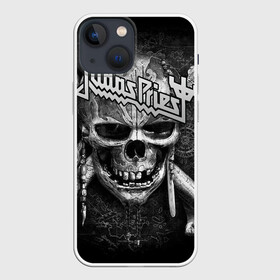 Чехол для iPhone 13 mini с принтом Judas Priest в Петрозаводске,  |  | breaking the law | judas priest | live | painkiller | гленн типтон | грув | метал | роб хэлфорд | рок | тим оуэнс | хард | хеви