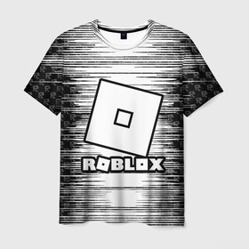 Мужская футболка 3D с принтом Roblox. в Петрозаводске, 100% полиэфир | прямой крой, круглый вырез горловины, длина до линии бедер | game | roblox | блок | игра | игрушка | лего | майнкрафт | персонажи | персонажи из кубиков | роблокс | робот
