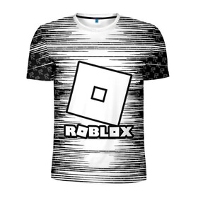 Мужская футболка 3D спортивная с принтом Roblox. в Петрозаводске, 100% полиэстер с улучшенными характеристиками | приталенный силуэт, круглая горловина, широкие плечи, сужается к линии бедра | game | roblox | блок | игра | игрушка | лего | майнкрафт | персонажи | персонажи из кубиков | роблокс | робот