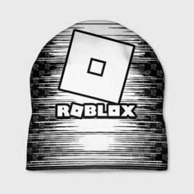 Шапка 3D с принтом Roblox. в Петрозаводске, 100% полиэстер | универсальный размер, печать по всей поверхности изделия | game | roblox | блок | игра | игрушка | лего | майнкрафт | персонажи | персонажи из кубиков | роблокс | робот