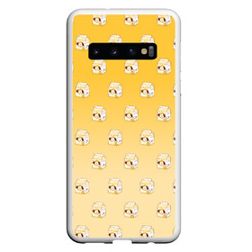 Чехол для Samsung Galaxy S10 с принтом Chimmy juice в Петрозаводске, Силикон | Область печати: задняя сторона чехла, без боковых панелей | Тематика изображения на принте: bt21 | bts | chimmy | chimmy juice | бт21 | бтс