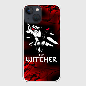 Чехол для iPhone 13 mini с принтом THE WITCHER. в Петрозаводске,  |  | geralt | the witcher | the witcher wild hunt | witcher | ведьмак | ведьмак 3 | геральт | сериал