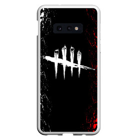 Чехол для Samsung S10E с принтом DEAD BY DAYLIGHT в Петрозаводске, Силикон | Область печати: задняя сторона чехла, без боковых панелей | Тематика изображения на принте: dbd | dead by daylight | survival horror | дбд | мертвы к рассвету