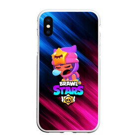 Чехол для iPhone XS Max матовый с принтом BRAWL STARS SANDY в Петрозаводске, Силикон | Область печати: задняя сторона чехла, без боковых панелей | 8 bit | 8 бит | bibi | brawl stars | crow | el brown | leon | leon shark | max | mr.p | sally leon | sandy | shark | stars | tara | virus | werewolf | акула | биби | вирус | ворон | леон | оборотень | пингвин