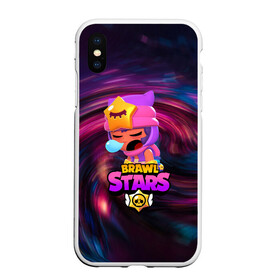 Чехол для iPhone XS Max матовый с принтом BRAWL STARS SANDY в Петрозаводске, Силикон | Область печати: задняя сторона чехла, без боковых панелей | 8 bit | 8 бит | bibi | brawl stars | crow | el brown | leon | leon shark | max | mr.p | sally leon | sandy | shark | stars | tara | virus | werewolf | акула | биби | вирус | ворон | леон | оборотень | пингвин