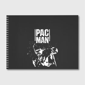 Альбом для рисования с принтом Pac Man в Петрозаводске, 100% бумага
 | матовая бумага, плотность 200 мг. | manny pacquiao | pac man | pacquiao | бокс | мэнни пакьяо | пакьяо