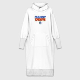Платье удлиненное хлопок с принтом Manny Knows в Петрозаводске,  |  | manny pacquiao | pac man | pacquiao | бокс | мэнни пакьяо | пакьяо