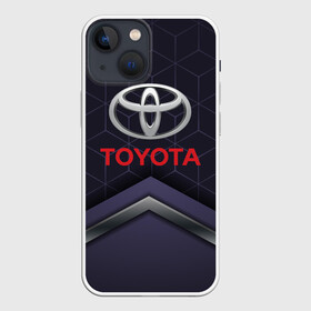 Чехол для iPhone 13 mini с принтом TOYOTA | ТОЁТА в Петрозаводске,  |  | auto | sport | toyota | авто | автомобиль | автомобильные | бренд | марка | машины | спорт | тойота