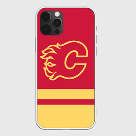 Чехол для iPhone 12 Pro Max с принтом Калгари Флэймз в Петрозаводске, Силикон |  | calgary | calgary flames | flames | hockey | nhl | usa | калгари | калгари флэймз | нхл | спорт | сша | флэймз | хоккей | шайба