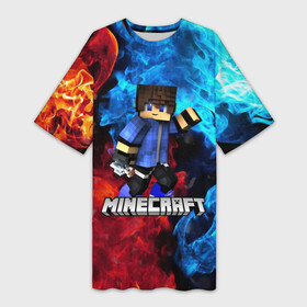 Платье-футболка 3D с принтом Minecraft   Майнкрафт в Петрозаводске,  |  | creeper | earth | game | minecraft | minecraft earth | блоки | грифер | игры | квадраты | компьютерная игра | крипер | маинкрафт | майн | майнкравт | майнкрафт