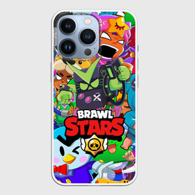 Чехол для iPhone 13 Pro с принтом BRAWL STARS VIRUS 8 BIT в Петрозаводске,  |  | 8 bit | 8 бит | bibi | brawl stars | crow | el brown | leon | leon shark | max | mr.p | sally leon | shark | stars | virus | werewolf | акула | биби | вирус | ворон | леон | оборотень | пингвин