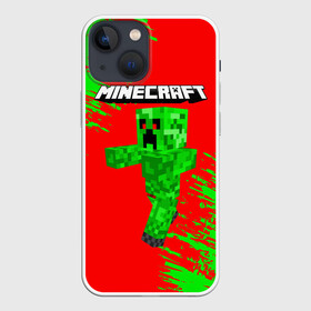 Чехол для iPhone 13 mini с принтом MINECRAFT. в Петрозаводске,  |  | craft | game | mine | minecraft | minecraftmemories | pixel | twitter | игра | майнкрафт | маркус перссон | пиксель | ремесло | шахта