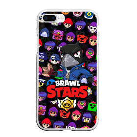 Чехол для iPhone 7Plus/8 Plus матовый с принтом BRAWL STARS CROW в Петрозаводске, Силикон | Область печати: задняя сторона чехла, без боковых панелей | 8 bit | 8 бит | bibi | brawl stars | crow | el brown | leon | leon shark | max | mr.p | sally leon | shark | stars | virus | werewolf | акула | биби | вирус | ворон | леон | оборотень | пингвин