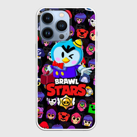 Чехол для iPhone 13 Pro с принтом BRAWL STARS  MR.P в Петрозаводске,  |  | 8 bit | 8 бит | bibi | brawl stars | crow | el brown | leon | leon shark | max | mr.p | sally leon | shark | stars | virus | werewolf | акула | биби | вирус | ворон | леон | оборотень | пингвин