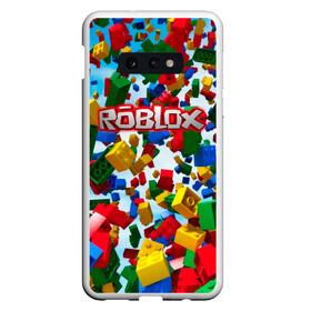 Чехол для Samsung S10E с принтом Roblox Cubes в Петрозаводске, Силикон | Область печати: задняя сторона чехла, без боковых панелей | game | game roblox | logo roblox | online game | r | roblox | игра | игра роблокс | лого | лого роблокс | логотип | надпись | онлайн игра | онлайн игра роблокс | роблокс