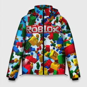 Мужская зимняя куртка 3D с принтом Roblox Cubes в Петрозаводске, верх — 100% полиэстер; подкладка — 100% полиэстер; утеплитель — 100% полиэстер | длина ниже бедра, свободный силуэт Оверсайз. Есть воротник-стойка, отстегивающийся капюшон и ветрозащитная планка. 

Боковые карманы с листочкой на кнопках и внутренний карман на молнии. | game | game roblox | logo roblox | online game | r | roblox | игра | игра роблокс | лого | лого роблокс | логотип | надпись | онлайн игра | онлайн игра роблокс | роблокс