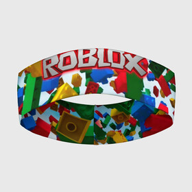 Повязка на голову 3D с принтом Roblox Cubes в Петрозаводске,  |  | game | game roblox | logo roblox | online game | r | roblox | игра | игра роблокс | лого | лого роблокс | логотип | надпись | онлайн игра | онлайн игра роблокс | роблокс