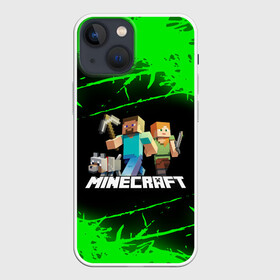 Чехол для iPhone 13 mini с принтом MINECRAFT. в Петрозаводске,  |  | craft | game | mine | minecraft | minecraftmemories | pixel | twitter | игра | майнкрафт | маркус перссон | пиксель | ремесло | шахта