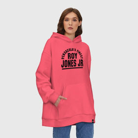 Худи SuperOversize хлопок с принтом Roy Jones Jr. в Петрозаводске, 70% хлопок, 30% полиэстер, мягкий начес внутри | карман-кенгуру, эластичная резинка на манжетах и по нижней кромке, двухслойный капюшон
 | captain hook | roy jones | roy levesta jones | бокс | капитан хук | рой джонс