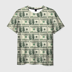 Мужская футболка 3D с принтом Денежная тема в Петрозаводске, 100% полиэфир | прямой крой, круглый вырез горловины, длина до линии бедер | 23 февраля | cash | money | roblox | баксы | денежная тема | деньги | доллары | зелёные | ловеха | мемы | прикольные картинки | прикольные надписи | роблокс