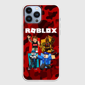 Чехол для iPhone 13 Pro Max с принтом ROBLOX в Петрозаводске,  |  | Тематика изображения на принте: game | gamer | logo | minecraft | roblox | simulator | supreme | игра | конструктор | лого | майнкрафт | персонажи | симулятор | строительство | супреме | суприм | суприме | фигура