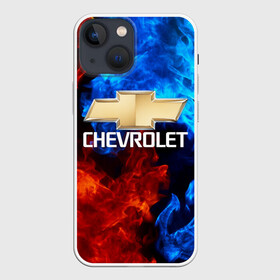 Чехол для iPhone 13 mini с принтом CHEVROLET | ШЕВРОЛЕ в Петрозаводске,  |  | auto | chevrolet | sport | авто | автомобиль | автомобильные | бренд | марка | машины | спорт | шевролет