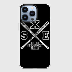 Чехол для iPhone 13 Pro с принтом straight edge в Петрозаводске,  |  | Тематика изображения на принте: edge | hardcore | no drugs | straight | straight edge | sxe | грань | четкая | чёткая грань