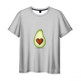 Мужская футболка 3D с принтом Авокадо сердечко в Петрозаводске, 100% полиэфир | прямой крой, круглый вырез горловины, длина до линии бедер | Тематика изображения на принте: авокадо | авокадо с сердечком | авокадо сердечко | авокадо сердце | авокадо эмоции | сердечко | четыре | четыре авокадо