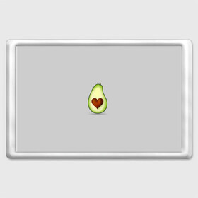 Магнит 45*70 с принтом Авокадо сердечко  в Петрозаводске, Пластик | Размер: 78*52 мм; Размер печати: 70*45 | Тематика изображения на принте: авокадо | авокадо с сердечком | авокадо сердечко | авокадо сердце | авокадо эмоции | сердечко | четыре | четыре авокадо