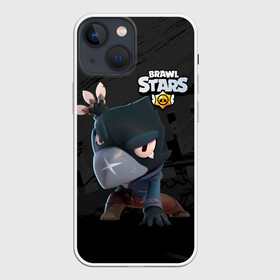 Чехол для iPhone 13 mini с принтом Brawl Stars Crow (Ворон) в Петрозаводске,  |  | brawl | brawl stars | brawlstars | brawlstarsmemes | brawl_stars | clashofclans | clashroyale | colt | plp | supercell | бравл | бравлстарс | кольт