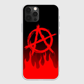 Чехол для iPhone 12 Pro Max с принтом АНАРХИЯ в Петрозаводске, Силикон |  | anarchy | riot | rock | анархия | бунт | знаки | музыка | панки | рок | символ