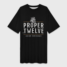 Платье-футболка 3D с принтом Conor McGregor (Proper Twelve) в Петрозаводске,  |  | conor | conor mcgregor | proper twelve | ufc | whiskey | виски | пропер твелв | юфс