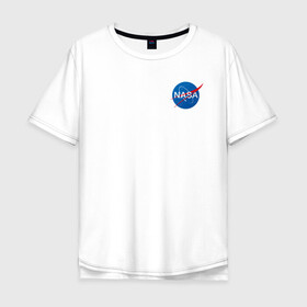 Мужская футболка хлопок Oversize с принтом NASA в Петрозаводске, 100% хлопок | свободный крой, круглый ворот, “спинка” длиннее передней части | galaxy | maven | nasa | space | space company | star | астрономия | галактика | джемини | дискавери | звезды | космическая компания | космос | кьюриос | меркурий | наса | скайлэб | спейс шаттл | шаттл
