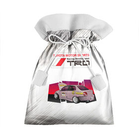 Подарочный 3D мешок с принтом TOYOTA в Петрозаводске, 100% полиэстер | Размер: 29*39 см | Тематика изображения на принте: toyota | toyota racing development | авто | гонки | машина