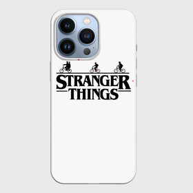 Чехол для iPhone 13 Pro с принтом STRANGER THINGS в Петрозаводске,  |  | netflix | stranger things | trend | арт | герой | загадочные события | кино | лого | надпись | наука | нетфликс | очень странные дела | парню | персонаж | прикольная | ребенку | сериал | тренд | фантастика