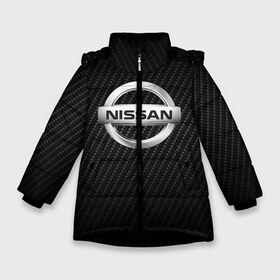 Зимняя куртка для девочек 3D с принтом NISSAN в Петрозаводске, ткань верха — 100% полиэстер; подклад — 100% полиэстер, утеплитель — 100% полиэстер. | длина ниже бедра, удлиненная спинка, воротник стойка и отстегивающийся капюшон. Есть боковые карманы с листочкой на кнопках, утяжки по низу изделия и внутренний карман на молнии. 

Предусмотрены светоотражающий принт на спинке, радужный светоотражающий элемент на пуллере молнии и на резинке для утяжки. | 2020 | 350z | 370z | almera | armada | auto | cube | gt r | juke | micra | murano | navara | nissan | primera | qashqai | skyl | sport | terrano | x trail | авто | автомобиль | автомобильные | бренд | марка | машины | ниссан | спорт