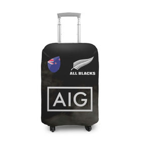 Чехол для чемодана 3D с принтом ALL BLACKS в Петрозаводске, 86% полиэфир, 14% спандекс | двустороннее нанесение принта, прорези для ручек и колес | Тематика изображения на принте: all blacks | new zealandd | rugby | новая зеландия | олл блэкс | регби | хака